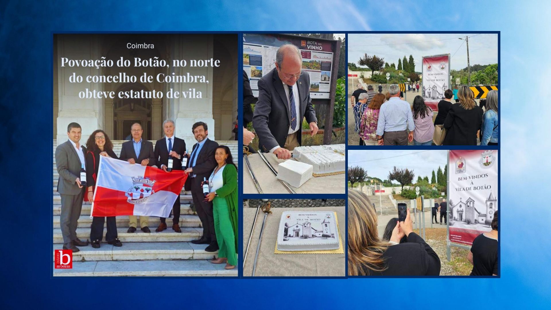 Inaugura&ccedil;&atilde;o de Eleva&ccedil;&atilde;o de Bot&atilde;o a Vila