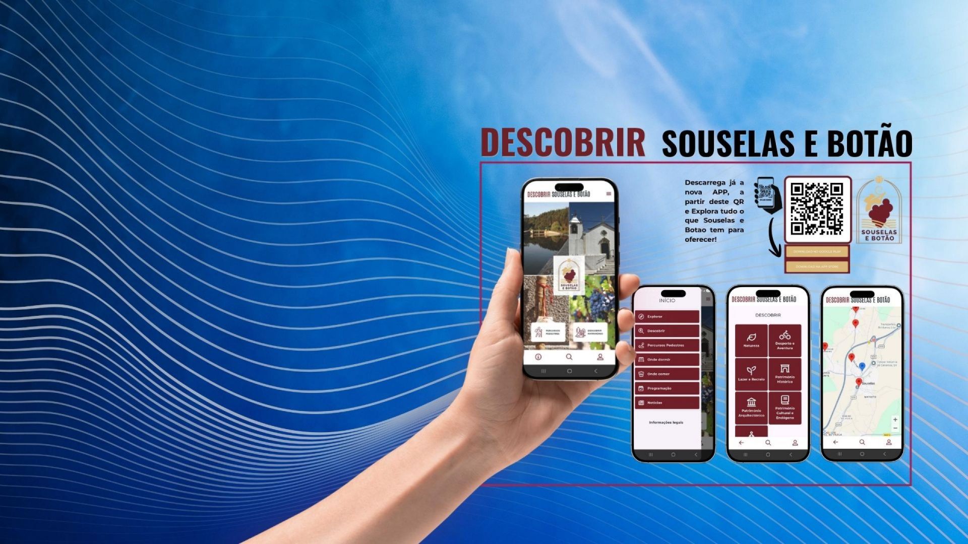 APP DESCOBRIR SOUSELAS E BOT&Atilde;O